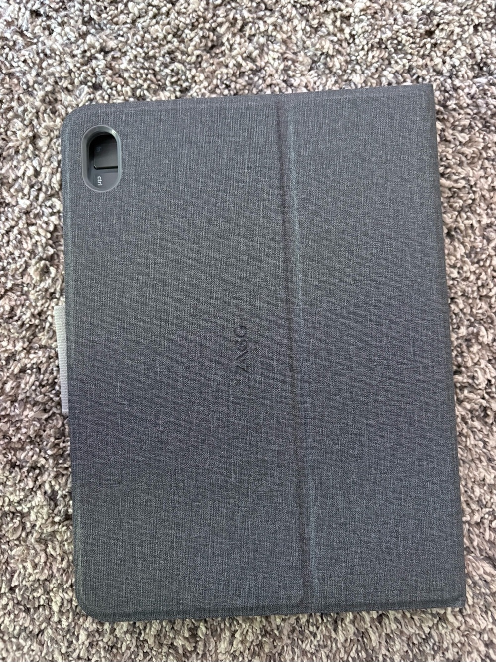 ZAGG Dark Gray Tablet Folio Case with Auto Sleep/Wake